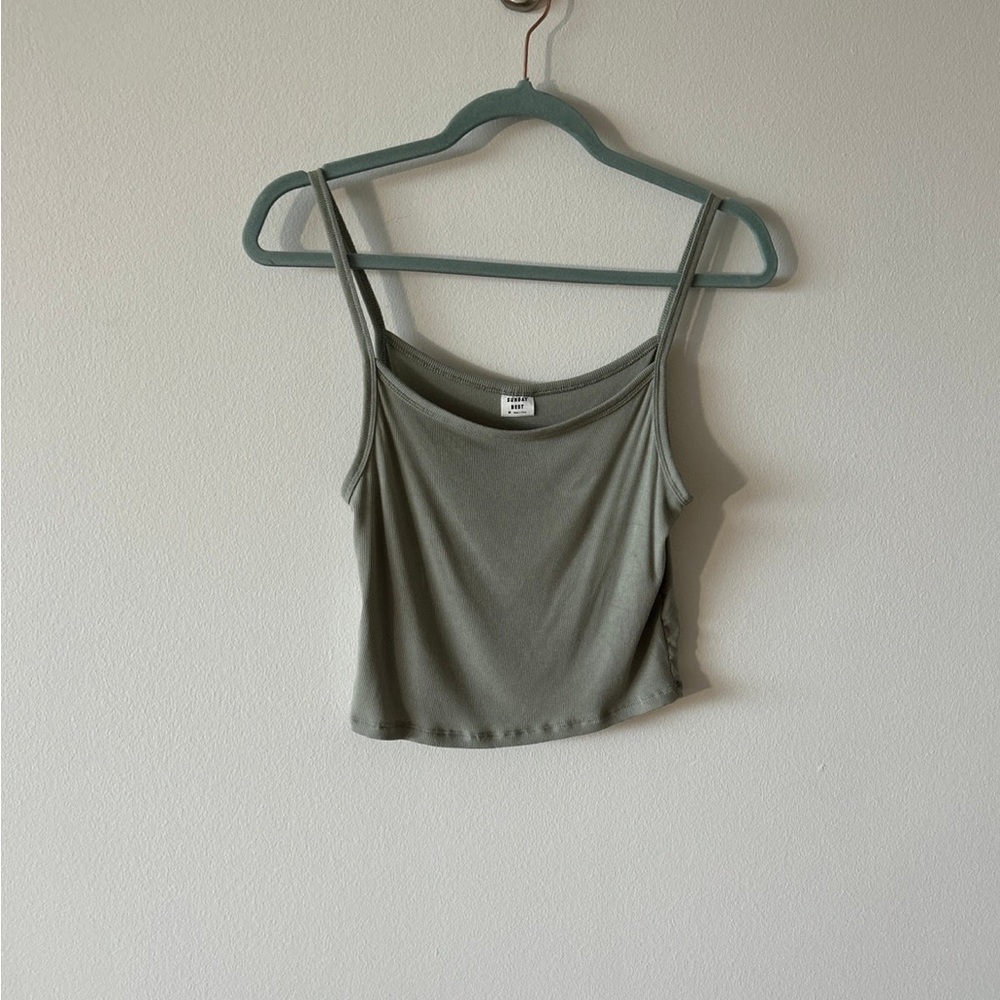 Sage green aritizia top